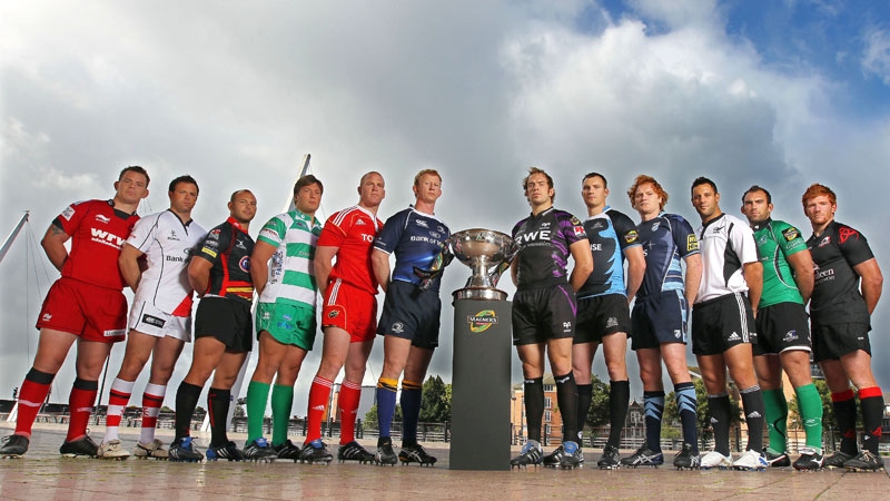 The Magners Leage captains ahead of this year's competition