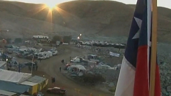 Chile - 33 miners trapped since 5 August