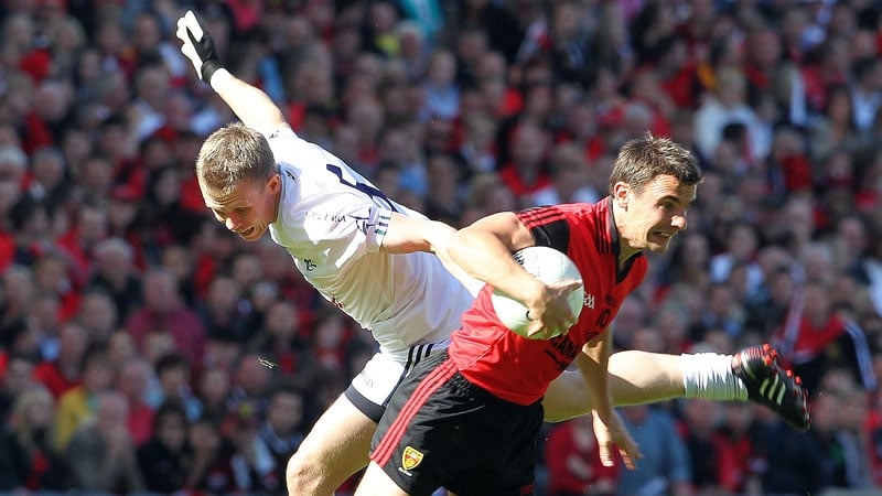 Hughes in action for Down in 2010