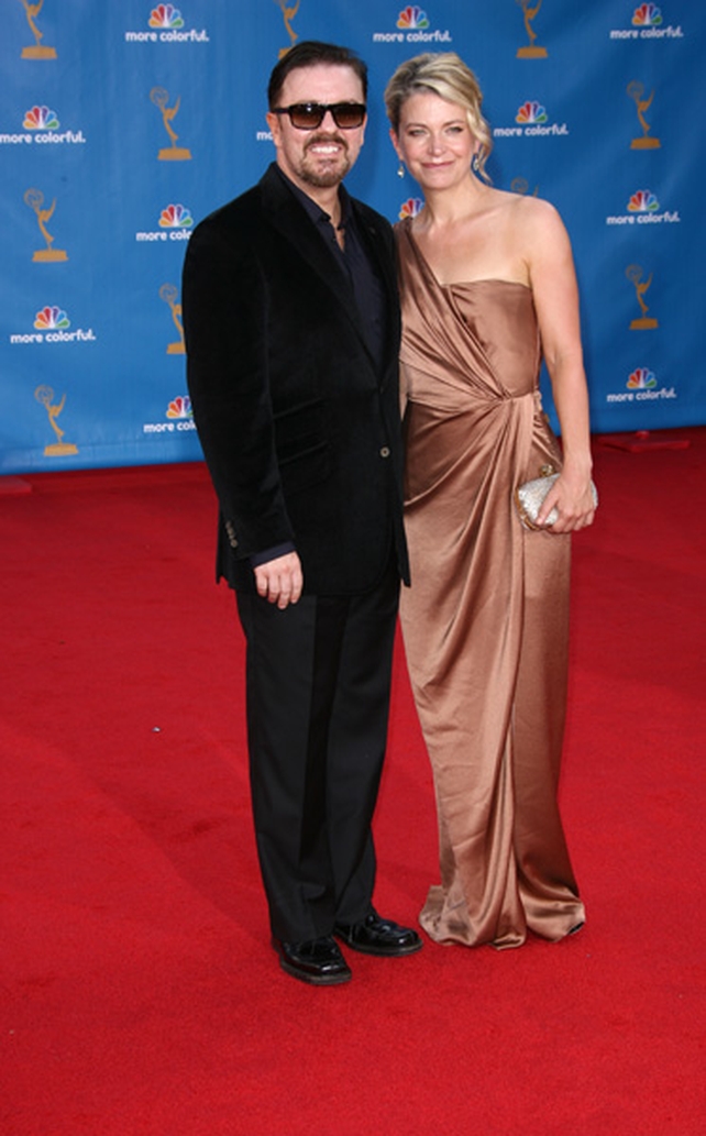 Ricky Gervais and Jane Fallon