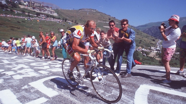 Laurent Fignon in action during the 1989 Tour de France