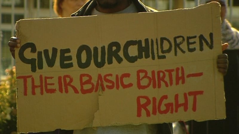 Mosney - Demonstration against plans to move residents