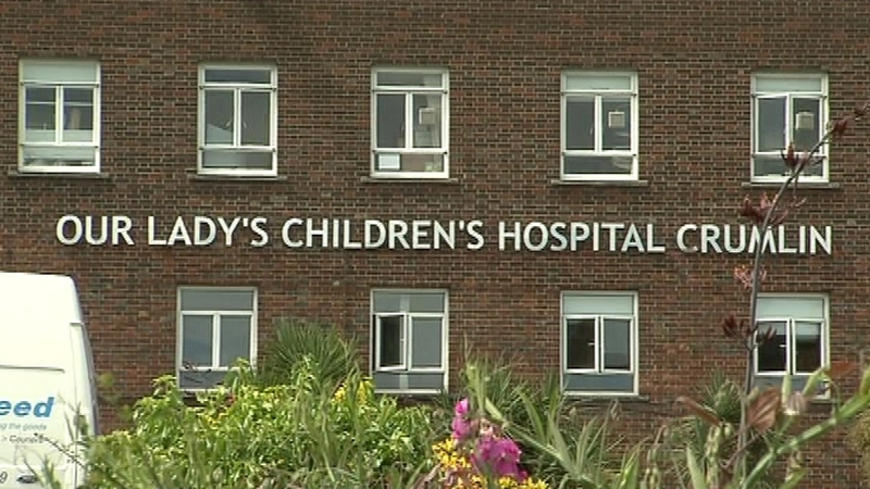The three-year-old child was taken to Our Lady's Children's Hospital in Crumlin