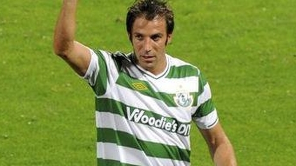 Alessandro del Piero - Might get a chance to wear the Shamrock Rovers' shirt for real next season