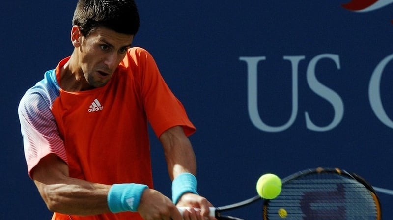 Novak Djokovic was pushed hard but still beat Philipp Petzschner in straight sets