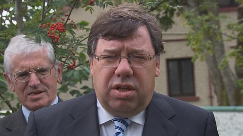 Brian Cowen - Wants finality on Anglo Irish Bank