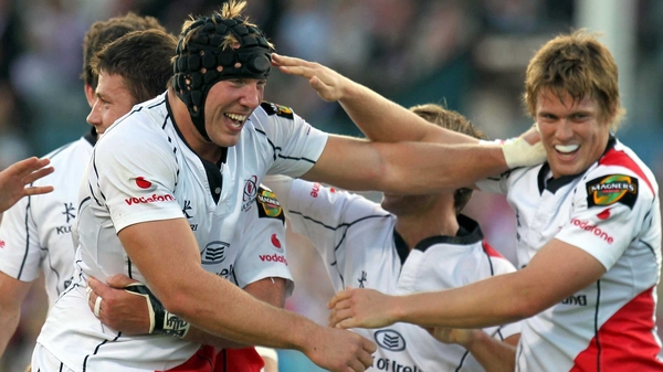 Stephen Ferris (left) is back for Ulster
