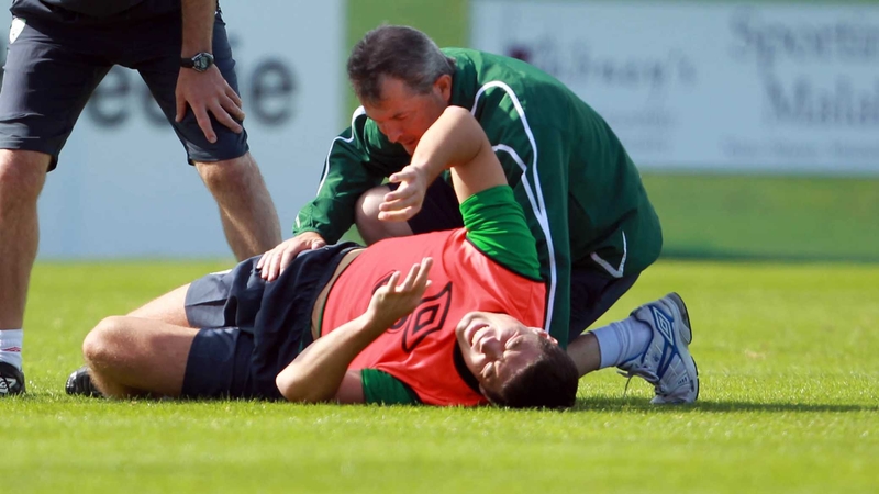 Darren O'Dea has returned to Portman Road for treatment