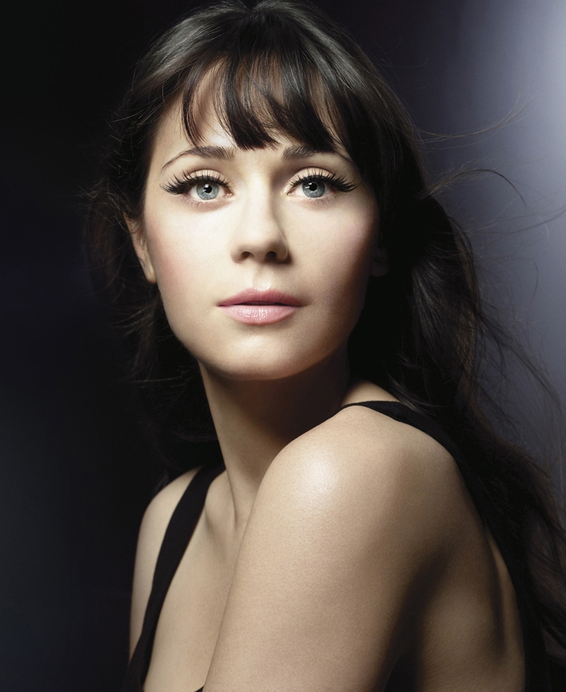 Zooey Deschanel is the face of Rimmel Lash Accelerator mascara