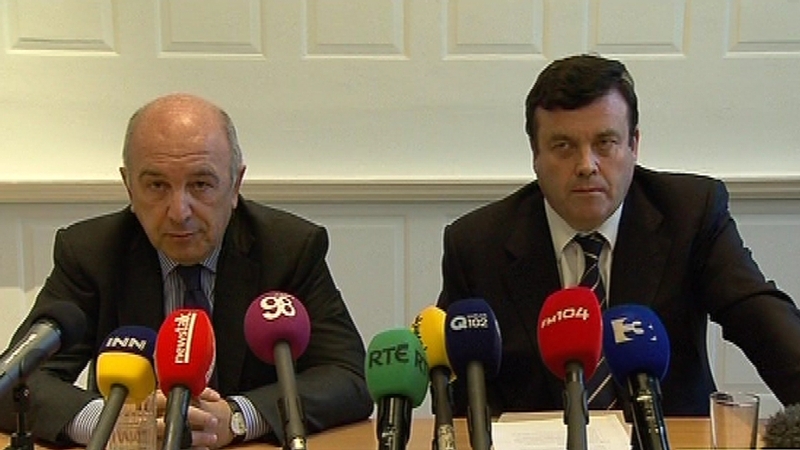 Brussels meeting - Joaquin Almunia and Brian Lenihan