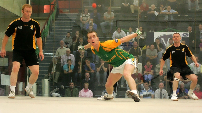 Meath's Brian Carroll in action against Kilkenny's Michael Clifford and Michael 'Ducksy' Walsh in last year's championship