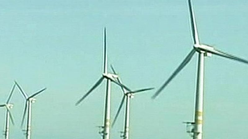Wind power - 50% of electricity was being generated from wind power last April