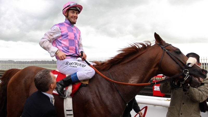 Olivier Peslier partnered Sans Frontieres to a Group One success at the first attempt at the Curragh