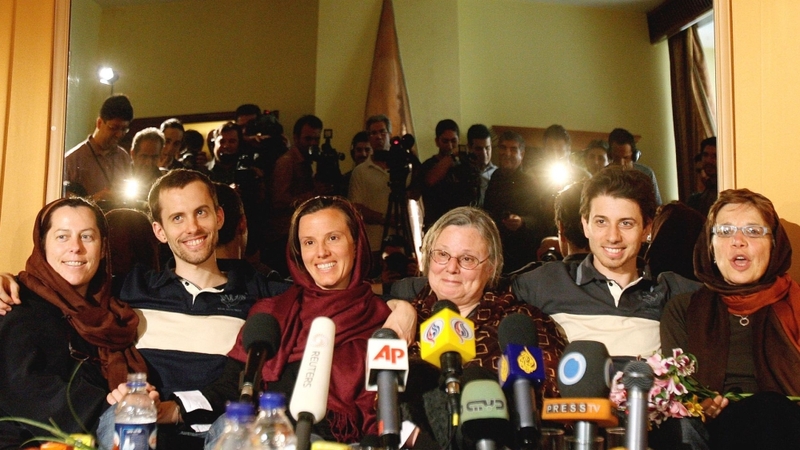 Bauer, Shroud &amp; Fattal - (along with their mothers on a visit to Iran) - The three have been held since July 2009