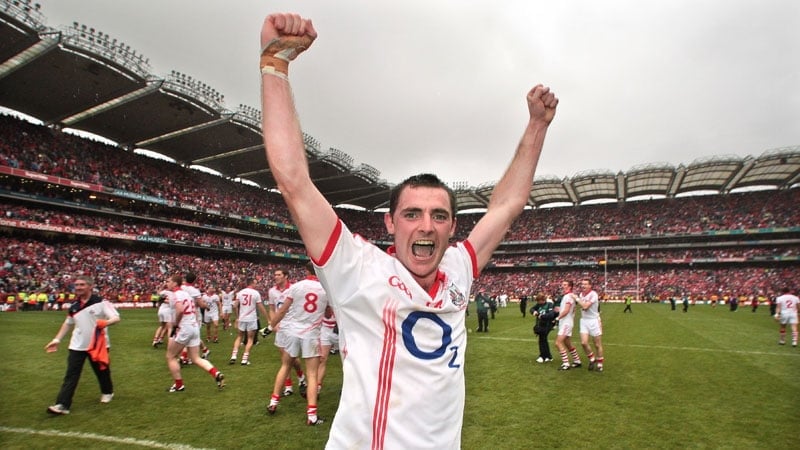 Donncha O'Connor celebrates the 2010 All-Ireland victory