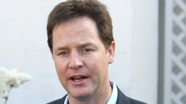 Nick Clegg has cancelled his entire visit as a mark of respect to Eithne Kenny