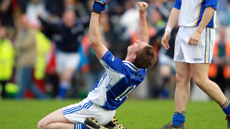 Trevor Giles of Skryne celebrates victory in the Meath SFC final
