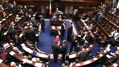 Dáil Éireann - Held three-hour debate on Anglo Irish Bank