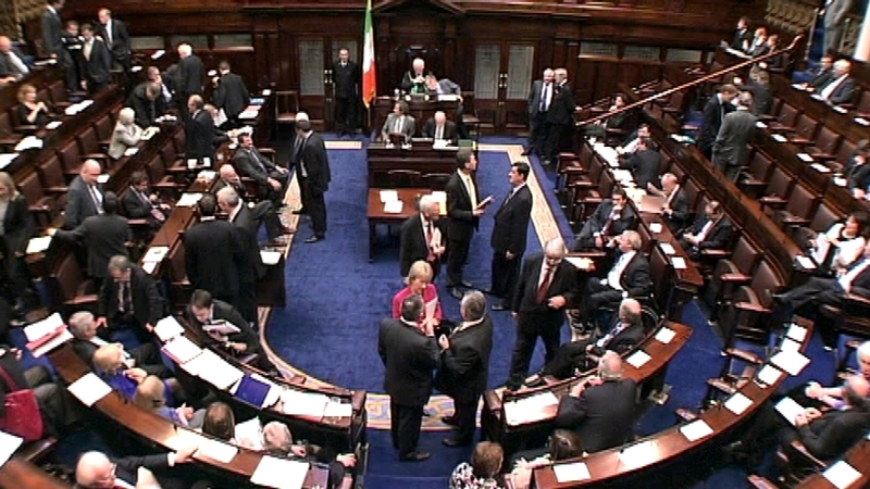 Dáil Éireann - Held three-hour debate on Anglo Irish Bank