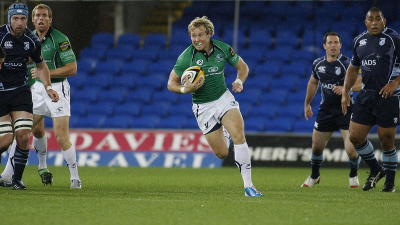 Fionn Carr threatened on several occasions for Connacht but he couldn't get through the Cardiff defence