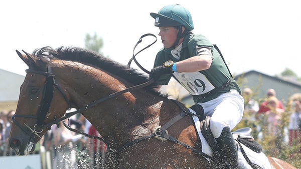 Sam Watson was the leading Irish finisher at the European Eventing Championships in Scotland