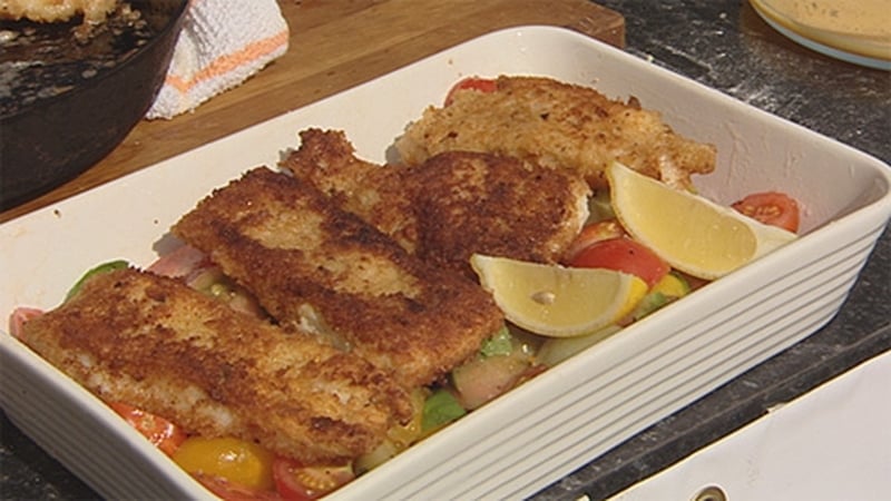 Richard Corrigan's Pollock with a Heritage Tomato Salad