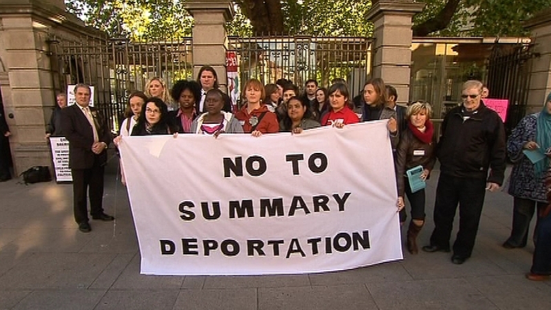 Leinster House - Groups opposed to new Bill on immigration