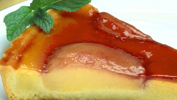 Deep Filled Pear Frangipane Tart