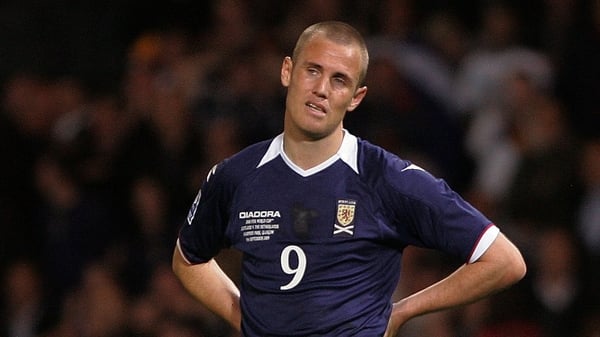 Kenny Miller was left on the bench for Scotland