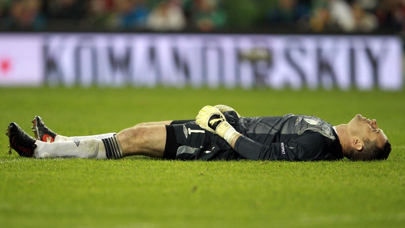 Shay Given conceded three goals in a rare start for Manchester City