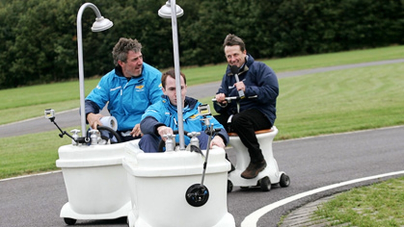 What more would you expect from two of the BTCC's most charismatic racers?