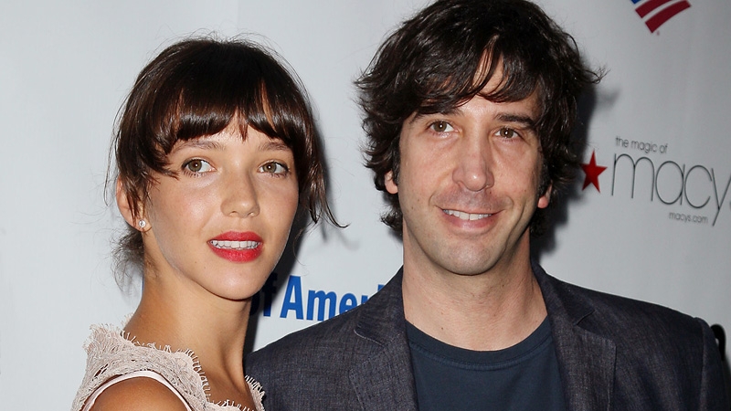 David Schwimmer (here with his wife, Zoe Buckman) is making a TV comeback