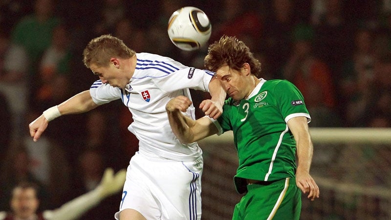 'Zinedine Skillbane' comes off second best in this aerial battle