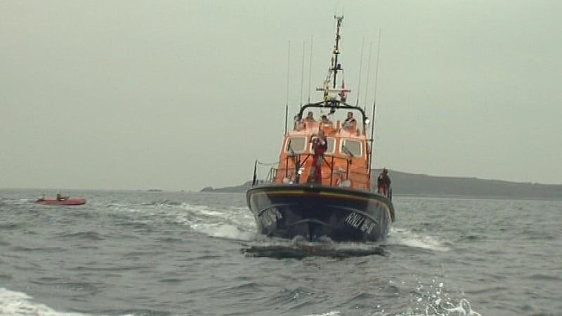 The RNLI assisted in the towing of the craft