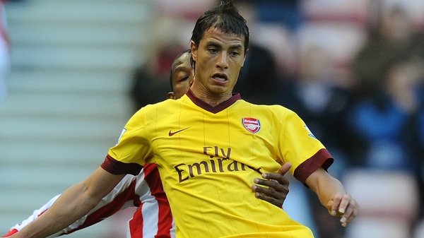 Marouane Chamakh was on target for Arsenal