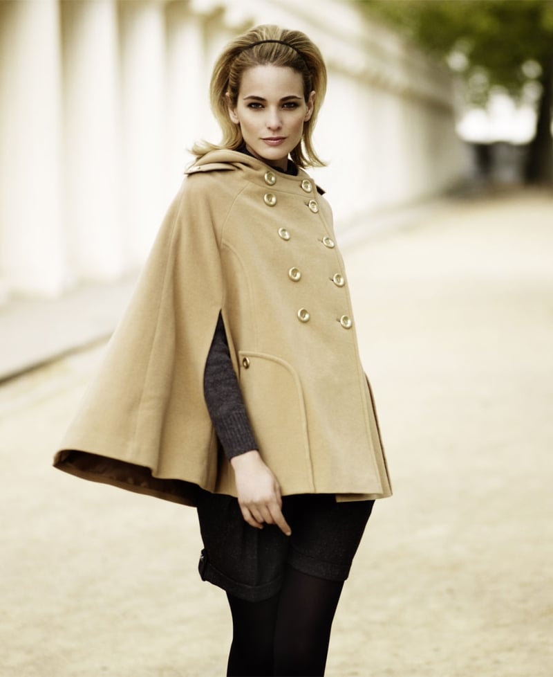 Hodded camel cape £45, Sainsbury's Tu Clothing