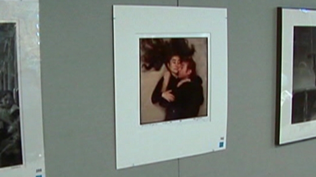 The photo was taken on the last day of John Lennon's life, by photographer Annie Leibovitz