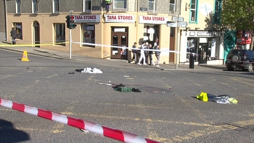 Scene of incident- where Kelly Gregan was killed