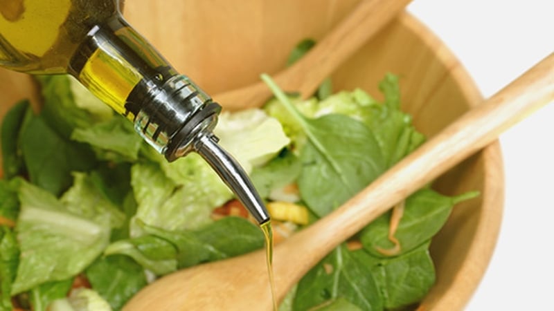 Catherine Fulvio's Seasonal Salad with Balsamic and Olive Oil Dressing