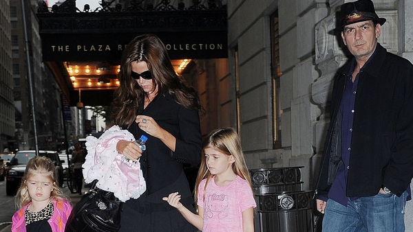 Richards, Sheen - Sheen family were on holidays in New York