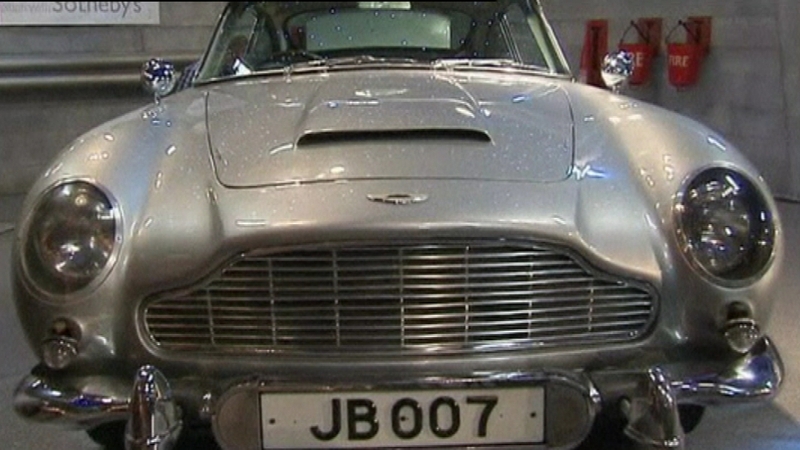 Aston Martin - Comes with machine guns, a bullet-proof shield and tracking device