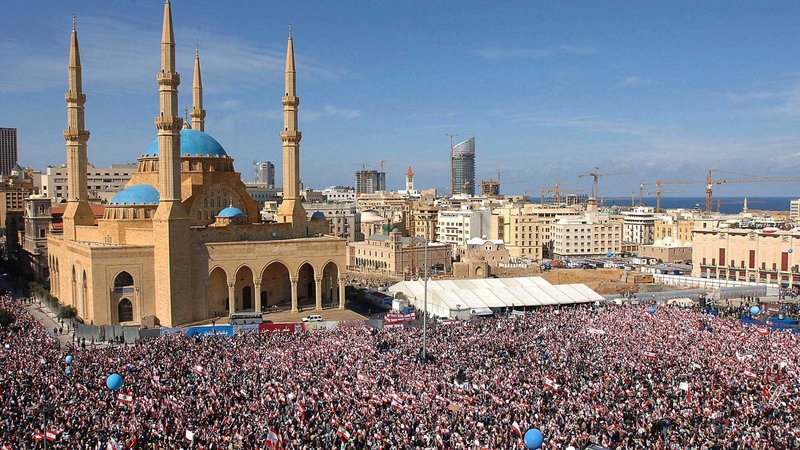 Beirut - Thousands mourned Rafik Hariri after 2005 killing