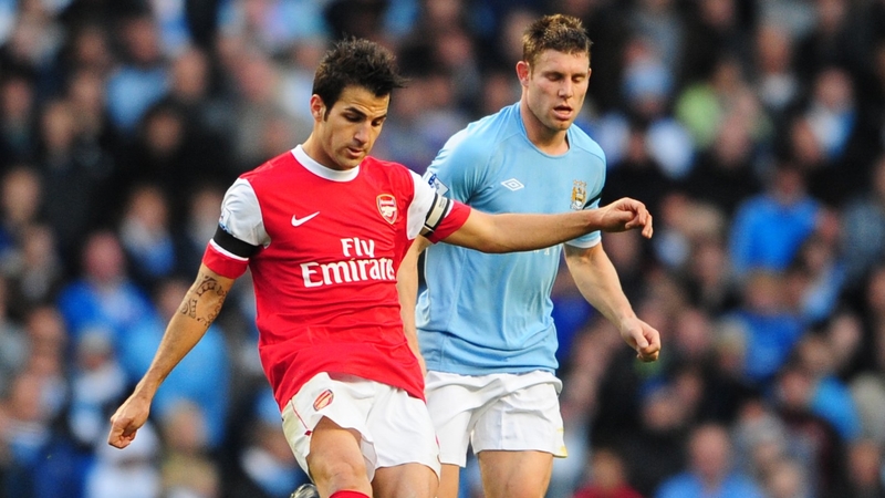 Cesc Fabregas was forced off injured on another bad night for the Gunners