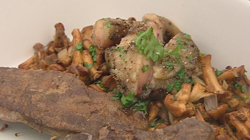 Richard Corrigan's Organic Kitchen's Bone Marrow with Lamb's Liver