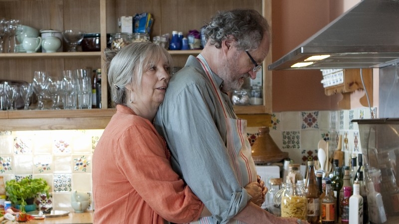 It's rare to see such a happy couple on the big screen