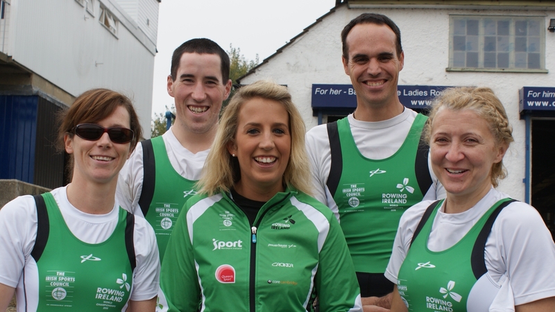 Ireland's LTA Mixed Fours crew: Sarah Caffrey, Shane Ryan, Helen Arbuthnot (cox), Kevin du Toit, Ann-Marie McDaid