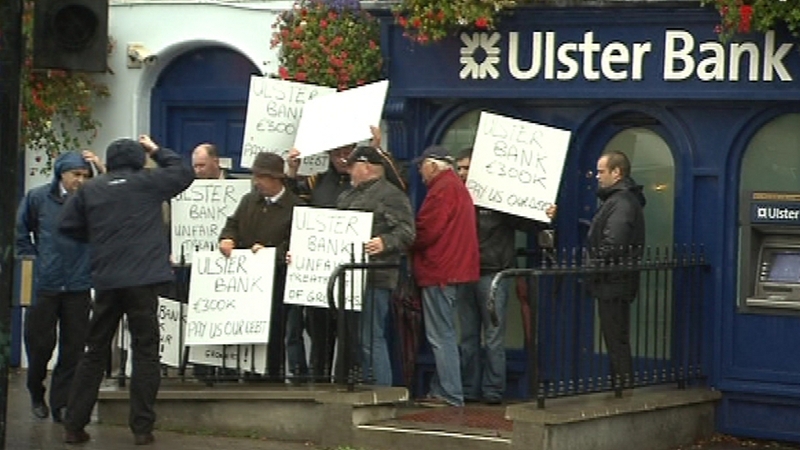 Malahide - IFA stage protest