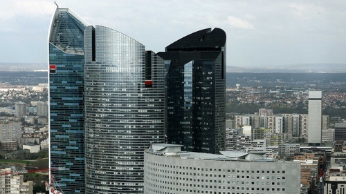French bank's headquarters were searched last week