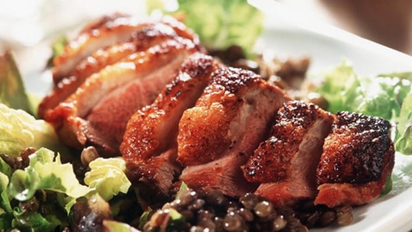 Crispy Duck Mango Salad