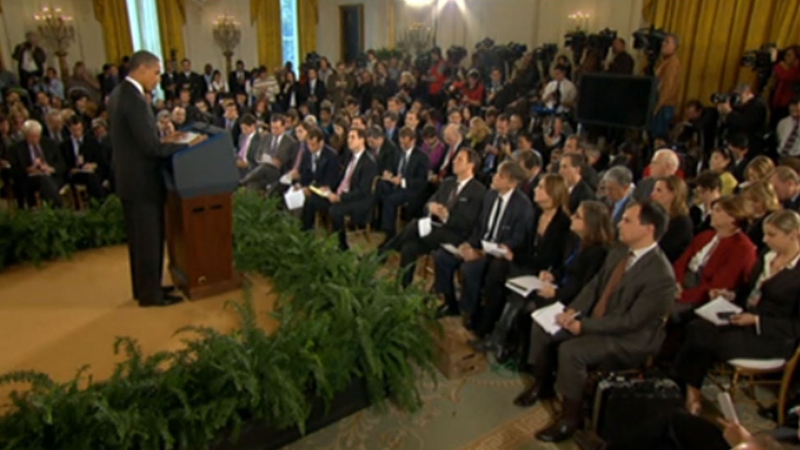 Barack Obama - News conference following defeat in House